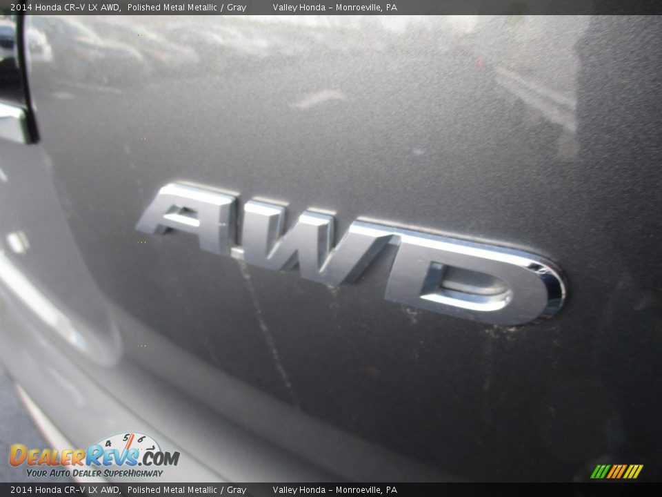 2014 Honda CR-V LX AWD Polished Metal Metallic / Gray Photo #7