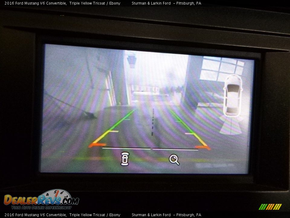 2016 Ford Mustang V6 Convertible Triple Yellow Tricoat / Ebony Photo #13