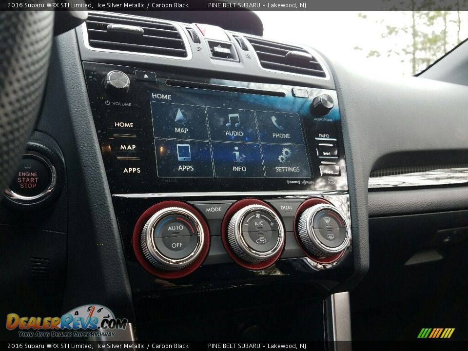 Controls of 2016 Subaru WRX STI Limited Photo #23