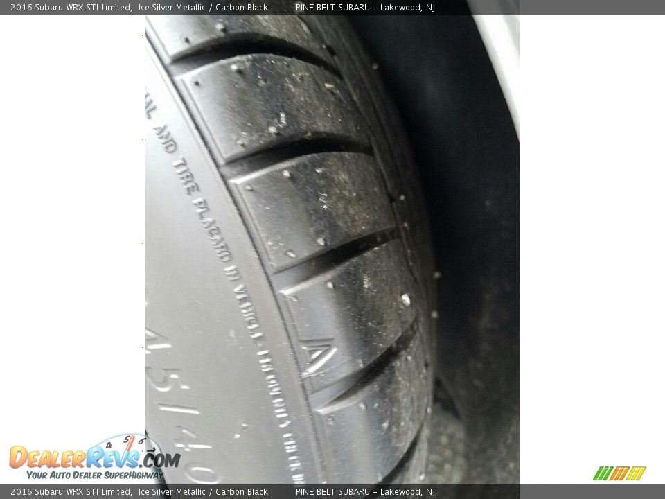 2016 Subaru WRX STI Limited Ice Silver Metallic / Carbon Black Photo #28