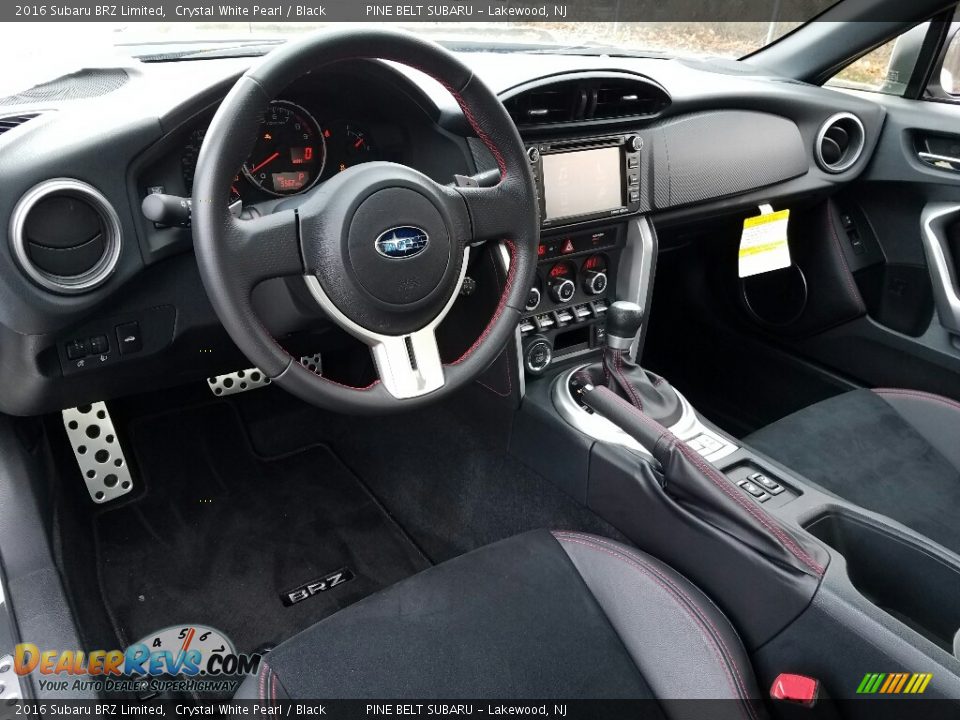 Black Interior - 2016 Subaru BRZ Limited Photo #14