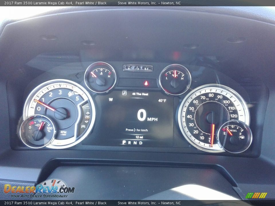 2017 Ram 3500 Laramie Mega Cab 4x4 Gauges Photo #17
