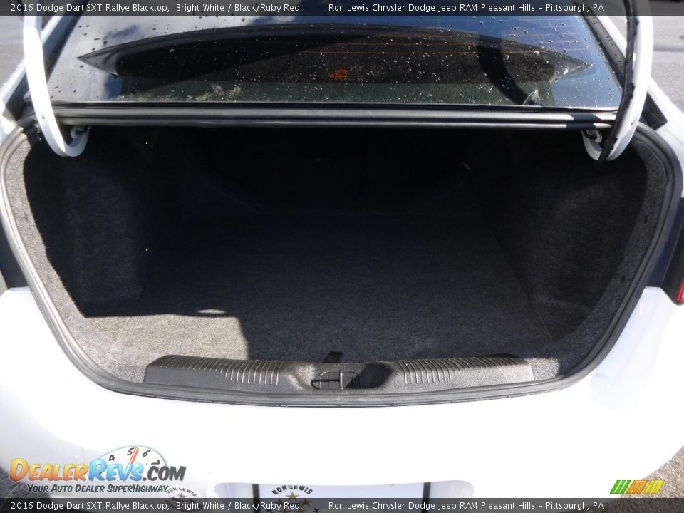 2016 Dodge Dart SXT Rallye Blacktop Bright White / Black/Ruby Red Photo #13
