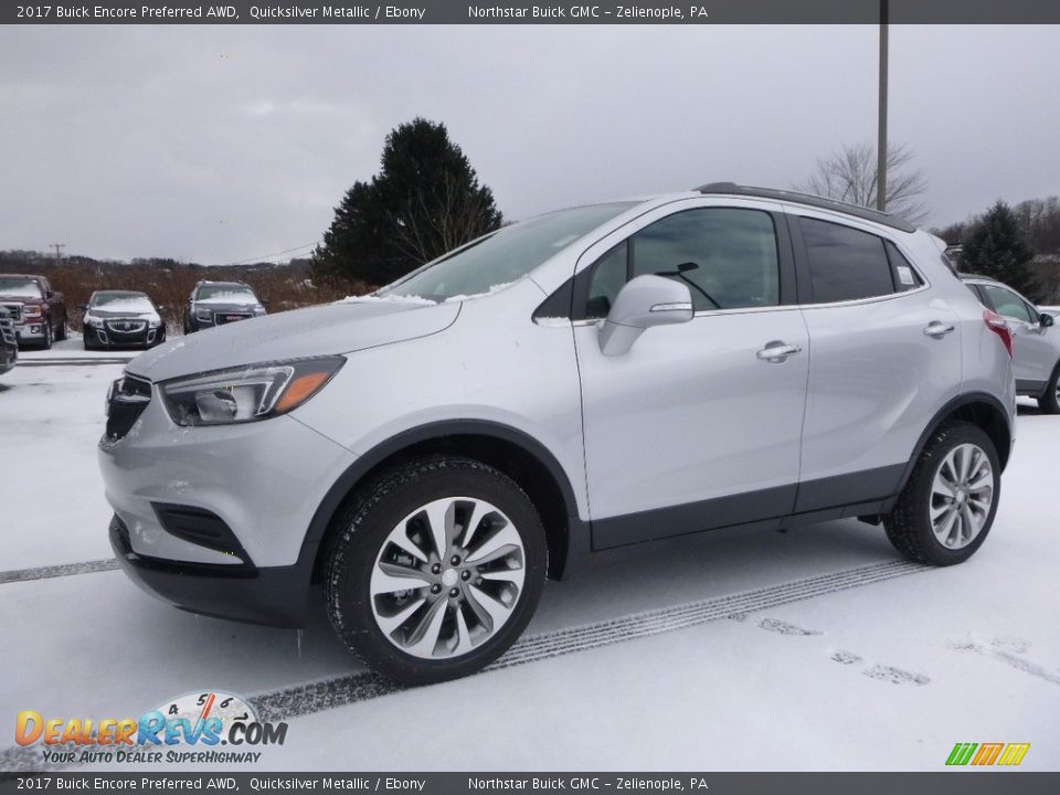 2017 Buick Encore Preferred AWD Quicksilver Metallic / Ebony Photo #1