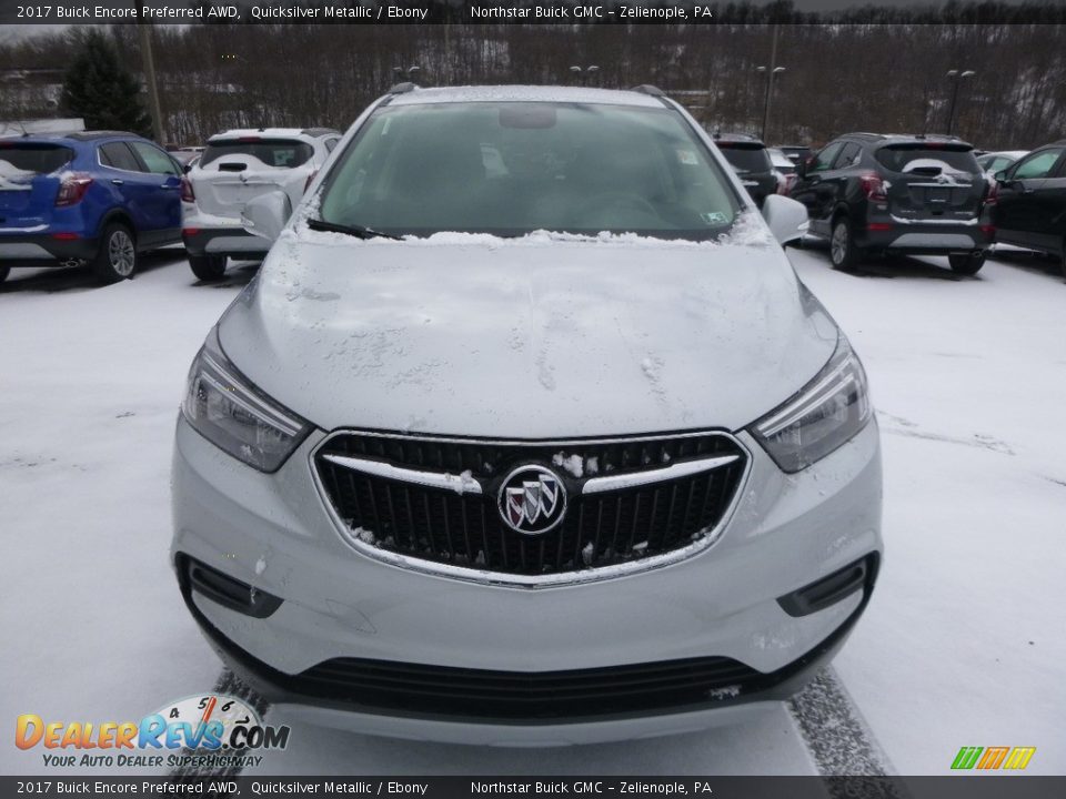 2017 Buick Encore Preferred AWD Quicksilver Metallic / Ebony Photo #2