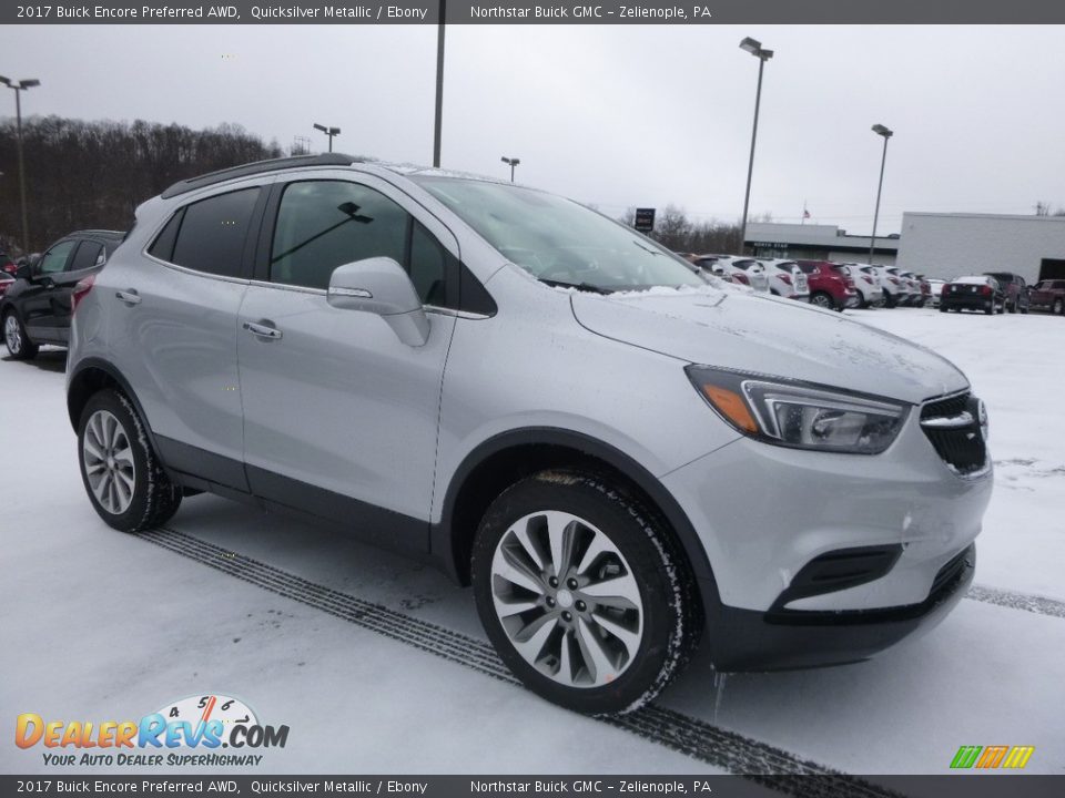 2017 Buick Encore Preferred AWD Quicksilver Metallic / Ebony Photo #3