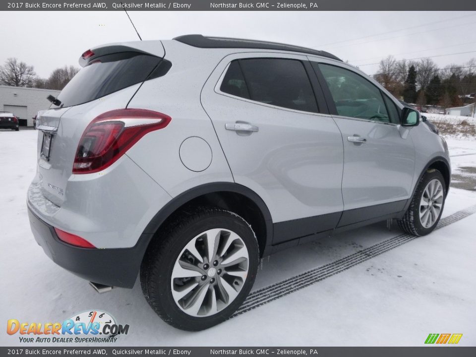 2017 Buick Encore Preferred AWD Quicksilver Metallic / Ebony Photo #5
