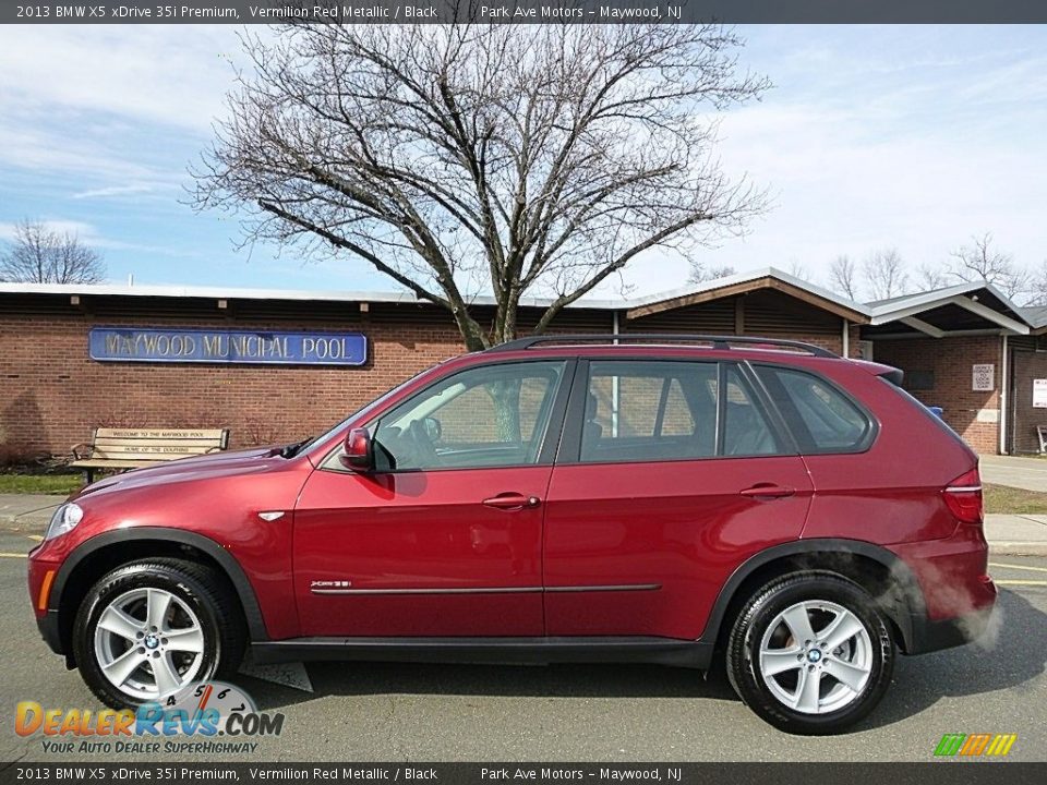 2013 BMW X5 xDrive 35i Premium Vermilion Red Metallic / Black Photo #2