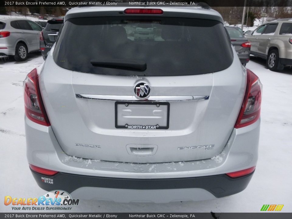 2017 Buick Encore Preferred AWD Quicksilver Metallic / Ebony Photo #6