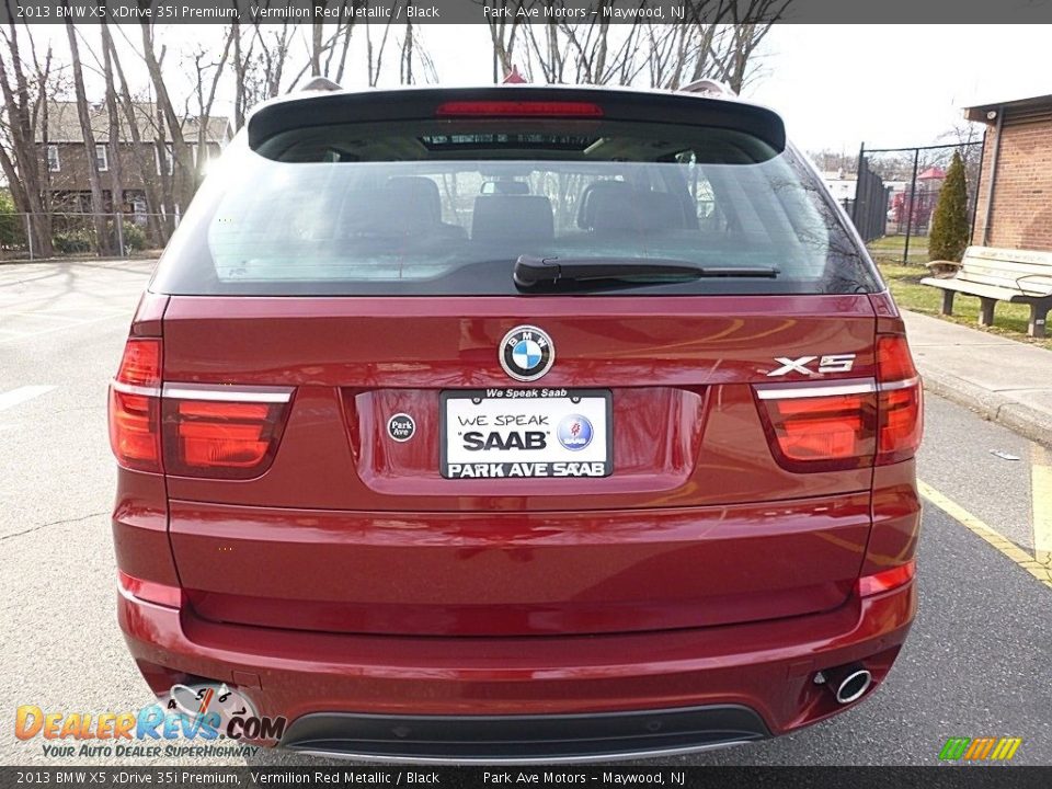 2013 BMW X5 xDrive 35i Premium Vermilion Red Metallic / Black Photo #4