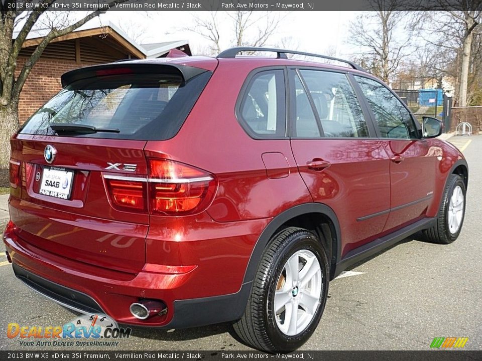 2013 BMW X5 xDrive 35i Premium Vermilion Red Metallic / Black Photo #5