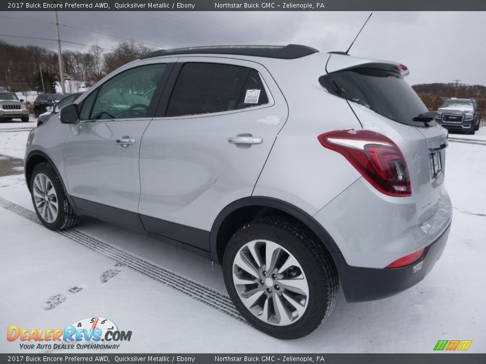 2017 Buick Encore Preferred AWD Quicksilver Metallic / Ebony Photo #8