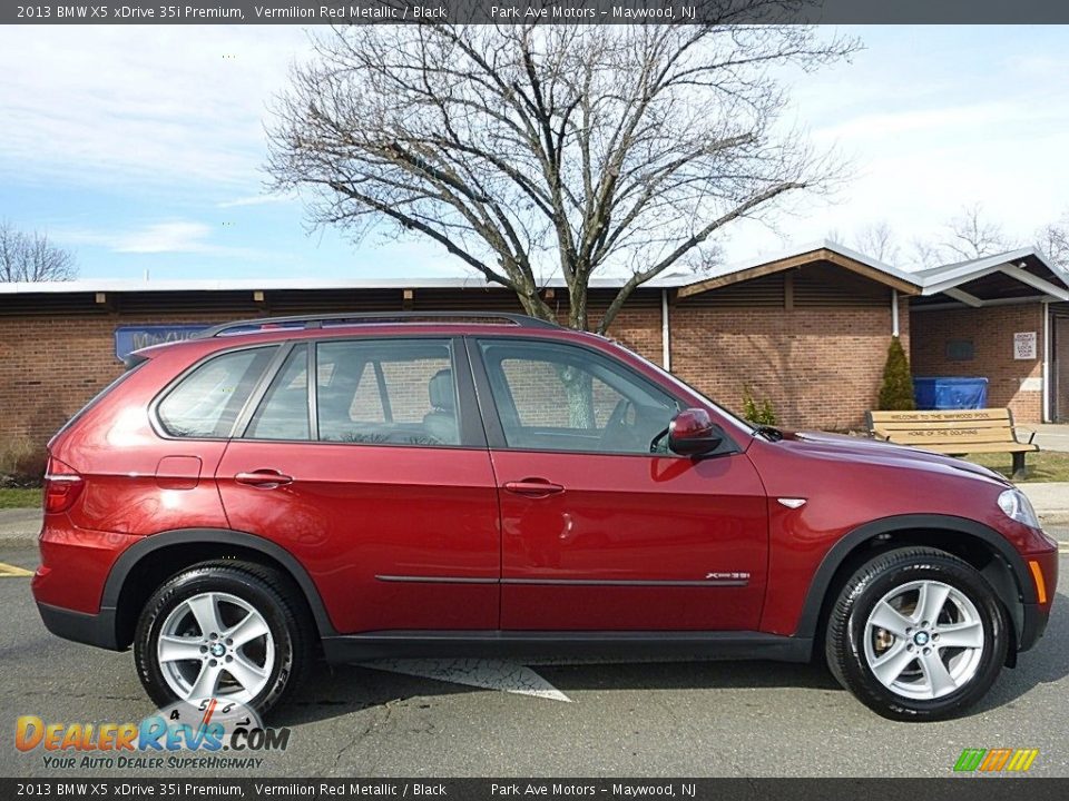 2013 BMW X5 xDrive 35i Premium Vermilion Red Metallic / Black Photo #6