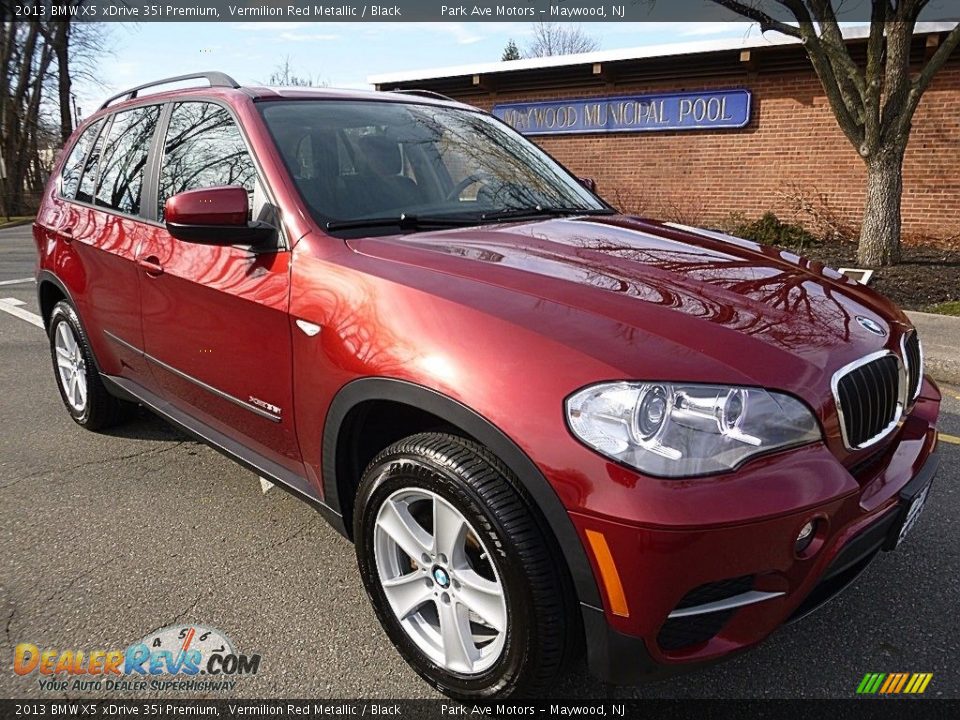 2013 BMW X5 xDrive 35i Premium Vermilion Red Metallic / Black Photo #7