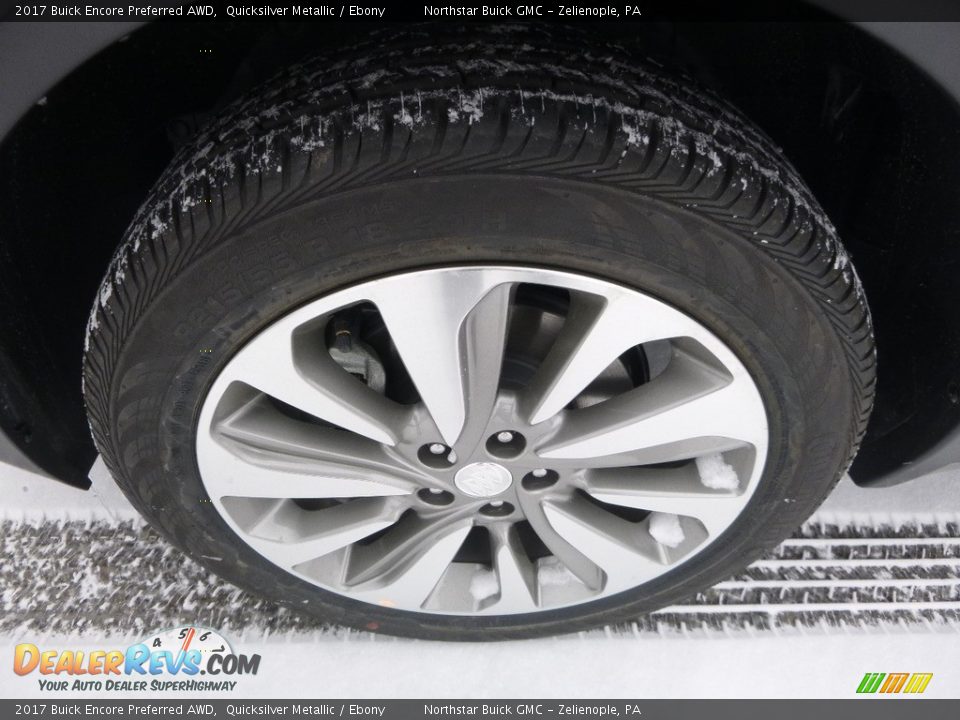 2017 Buick Encore Preferred AWD Quicksilver Metallic / Ebony Photo #10