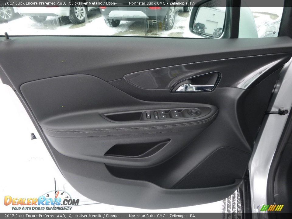 2017 Buick Encore Preferred AWD Quicksilver Metallic / Ebony Photo #14