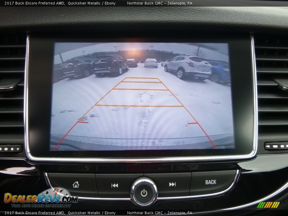 2017 Buick Encore Preferred AWD Quicksilver Metallic / Ebony Photo #18