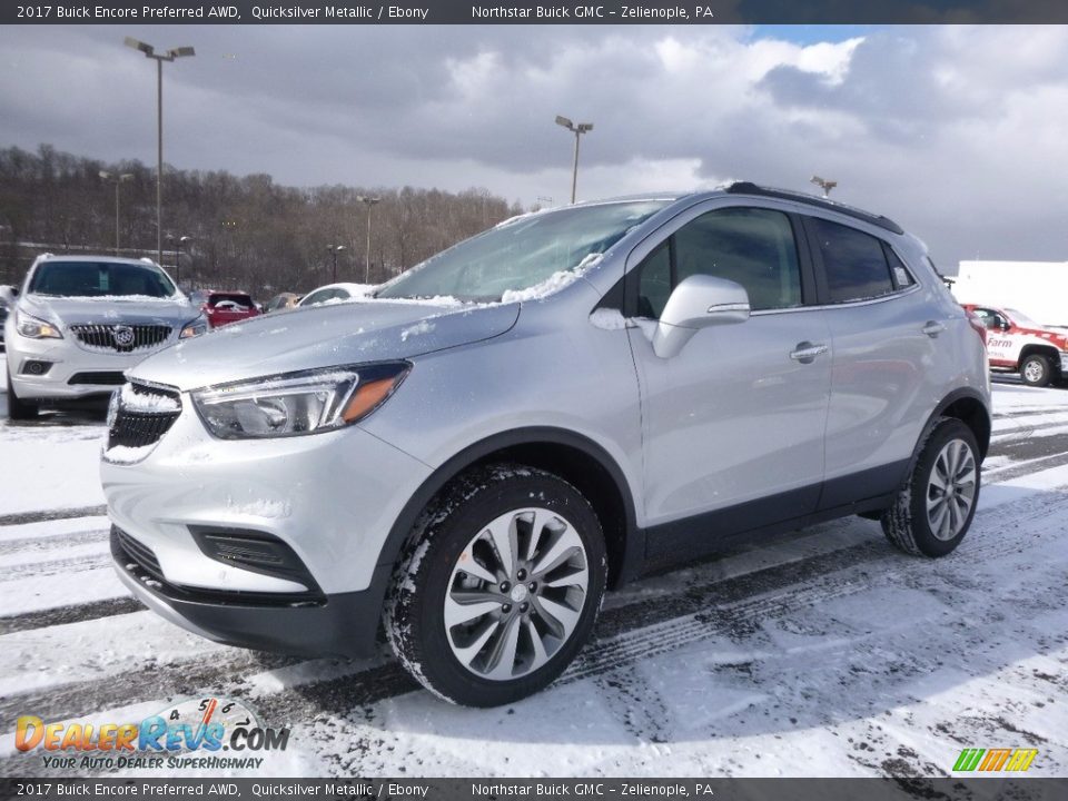 2017 Buick Encore Preferred AWD Quicksilver Metallic / Ebony Photo #1