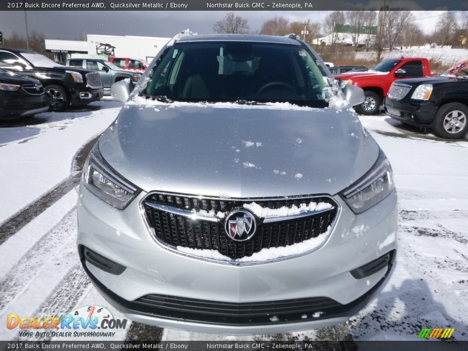 2017 Buick Encore Preferred AWD Quicksilver Metallic / Ebony Photo #2