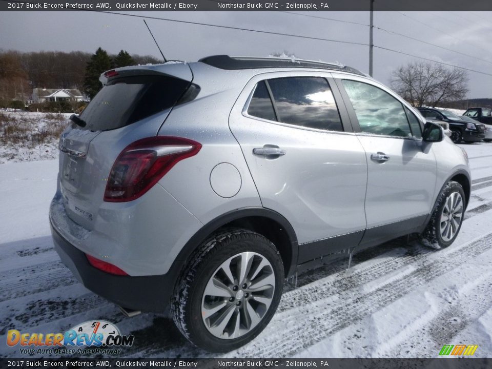 2017 Buick Encore Preferred AWD Quicksilver Metallic / Ebony Photo #5