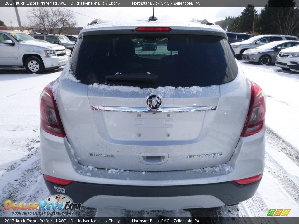 2017 Buick Encore Preferred AWD Quicksilver Metallic / Ebony Photo #6