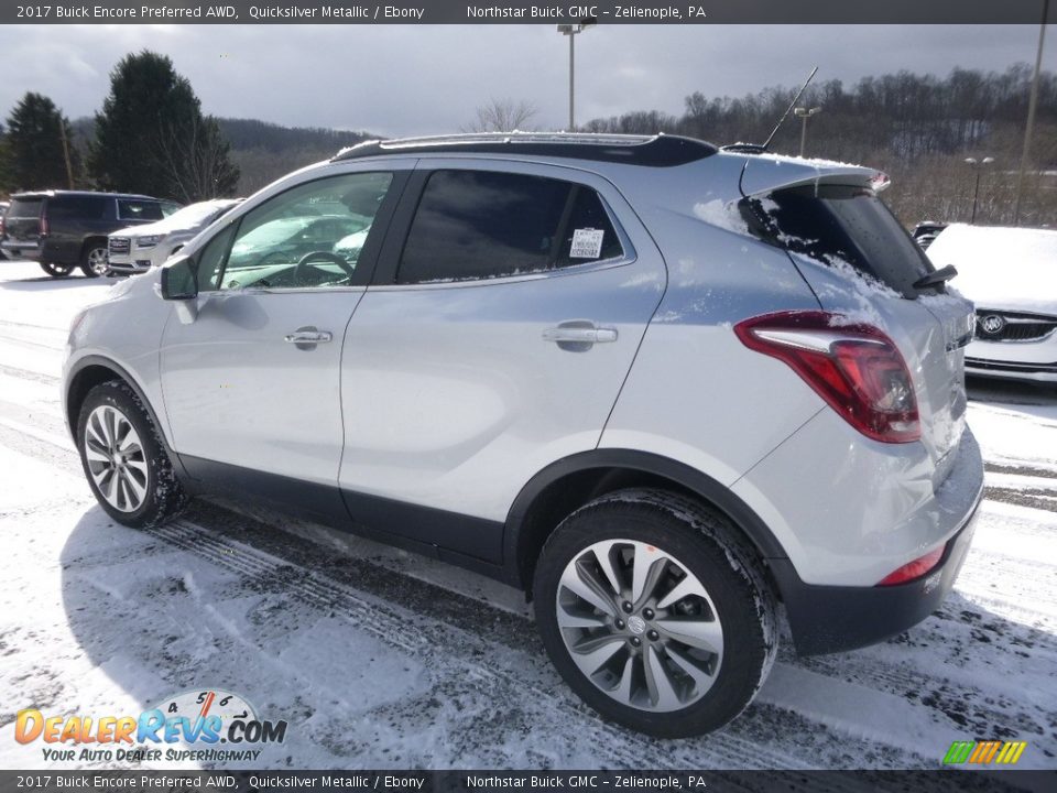2017 Buick Encore Preferred AWD Quicksilver Metallic / Ebony Photo #8