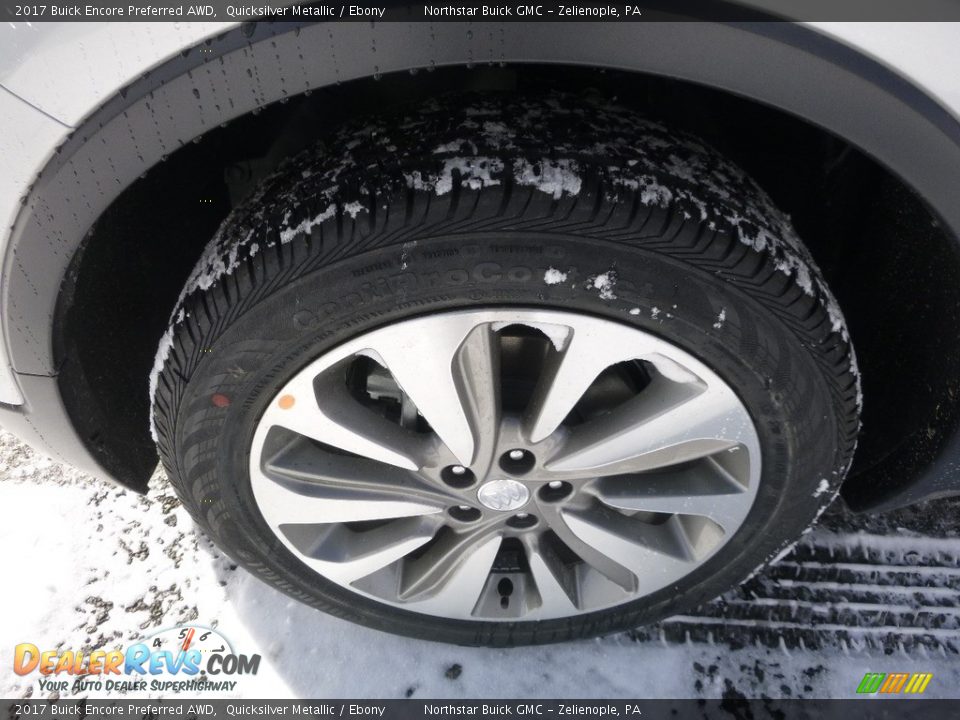 2017 Buick Encore Preferred AWD Quicksilver Metallic / Ebony Photo #10