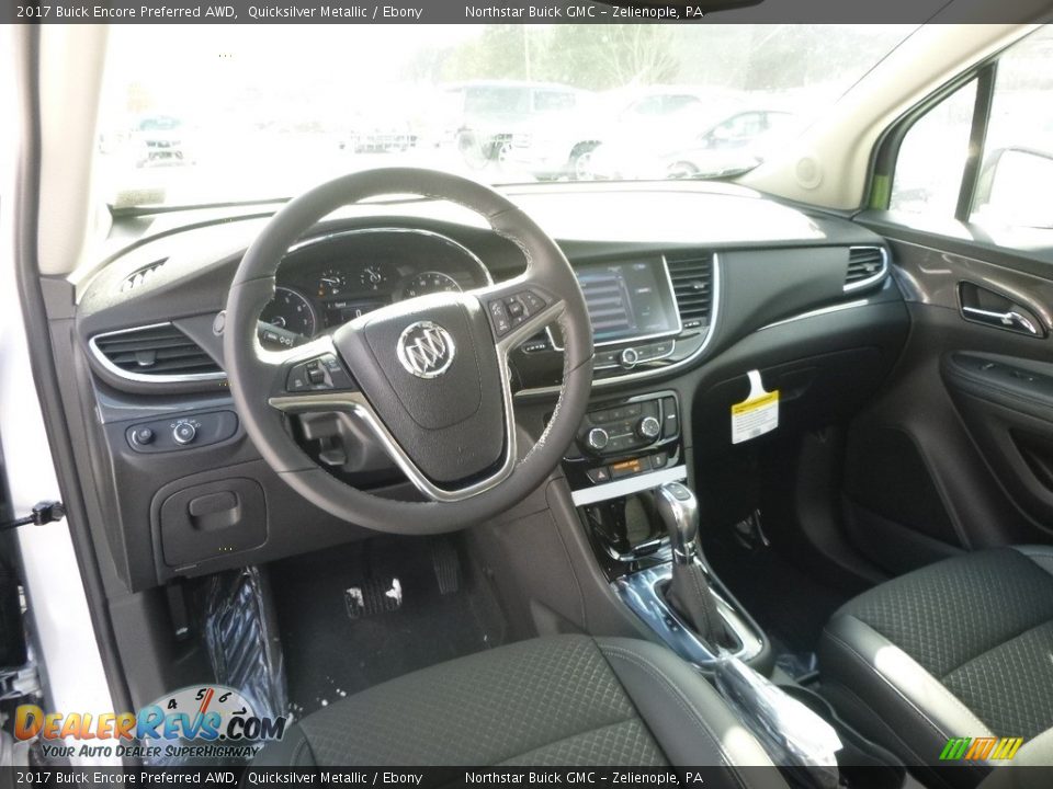 2017 Buick Encore Preferred AWD Quicksilver Metallic / Ebony Photo #13