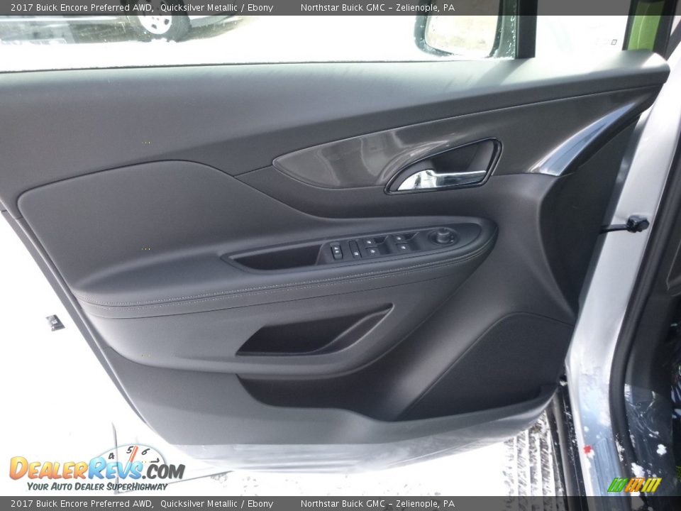 2017 Buick Encore Preferred AWD Quicksilver Metallic / Ebony Photo #14