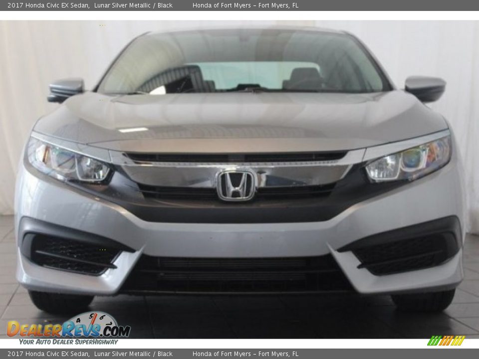 2017 Honda Civic EX Sedan Lunar Silver Metallic / Black Photo #4