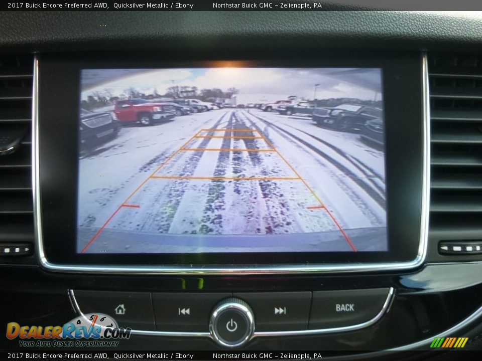 2017 Buick Encore Preferred AWD Quicksilver Metallic / Ebony Photo #18