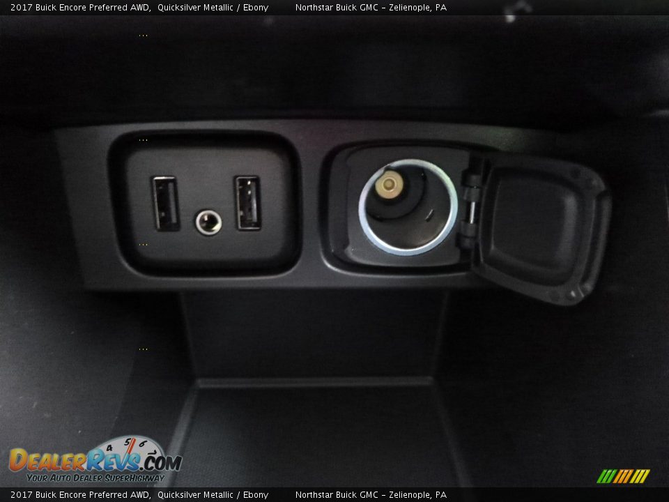 2017 Buick Encore Preferred AWD Quicksilver Metallic / Ebony Photo #19