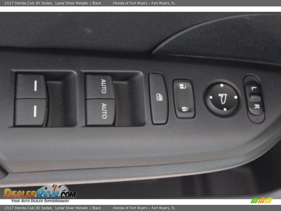 2017 Honda Civic EX Sedan Lunar Silver Metallic / Black Photo #8