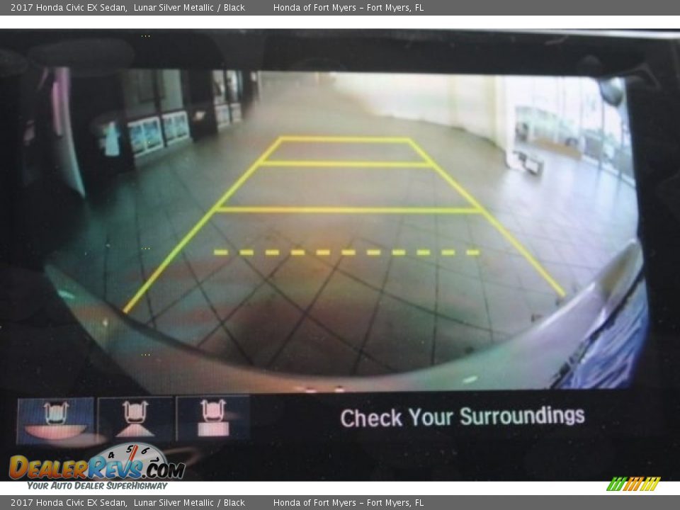 2017 Honda Civic EX Sedan Lunar Silver Metallic / Black Photo #17