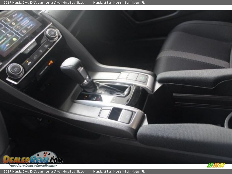 2017 Honda Civic EX Sedan Lunar Silver Metallic / Black Photo #19