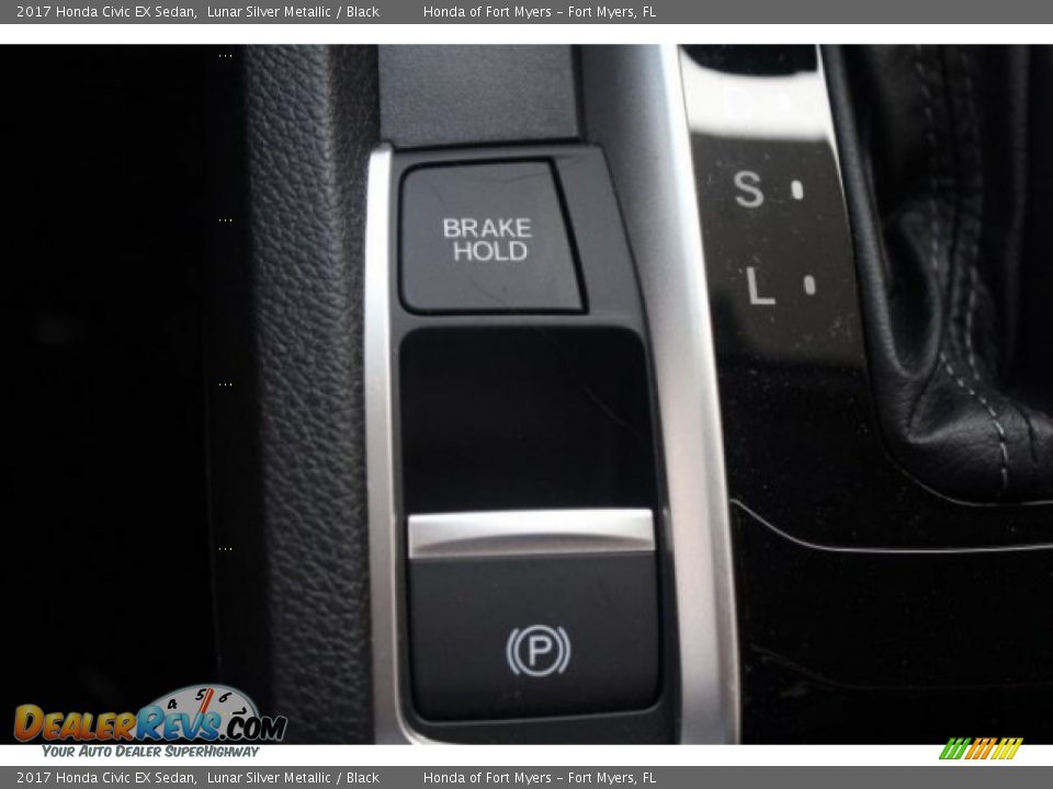 2017 Honda Civic EX Sedan Lunar Silver Metallic / Black Photo #20