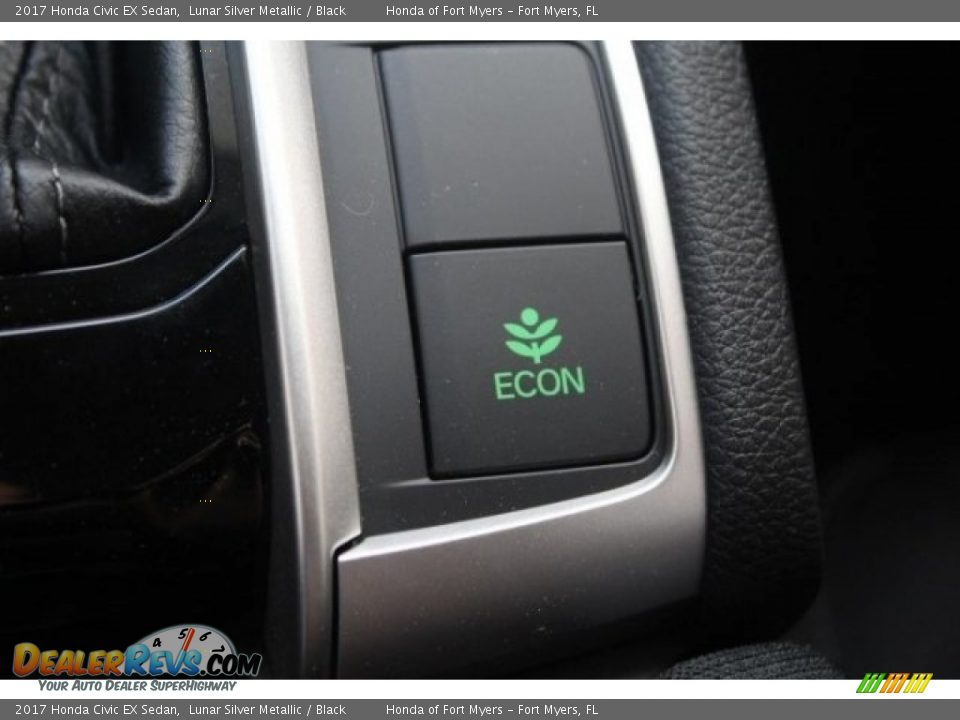 2017 Honda Civic EX Sedan Lunar Silver Metallic / Black Photo #21