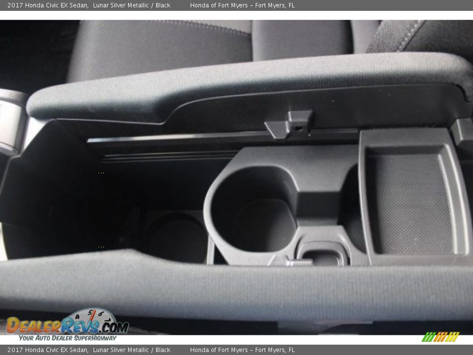 2017 Honda Civic EX Sedan Lunar Silver Metallic / Black Photo #22