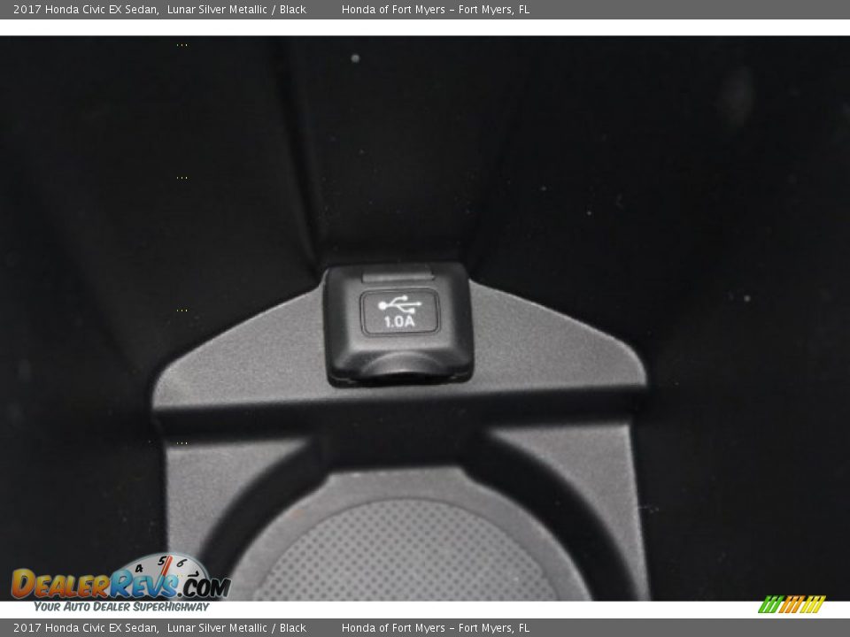 2017 Honda Civic EX Sedan Lunar Silver Metallic / Black Photo #23