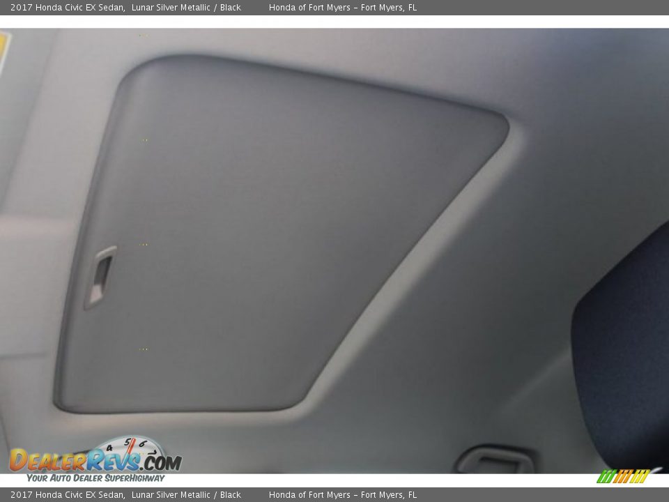 2017 Honda Civic EX Sedan Lunar Silver Metallic / Black Photo #25