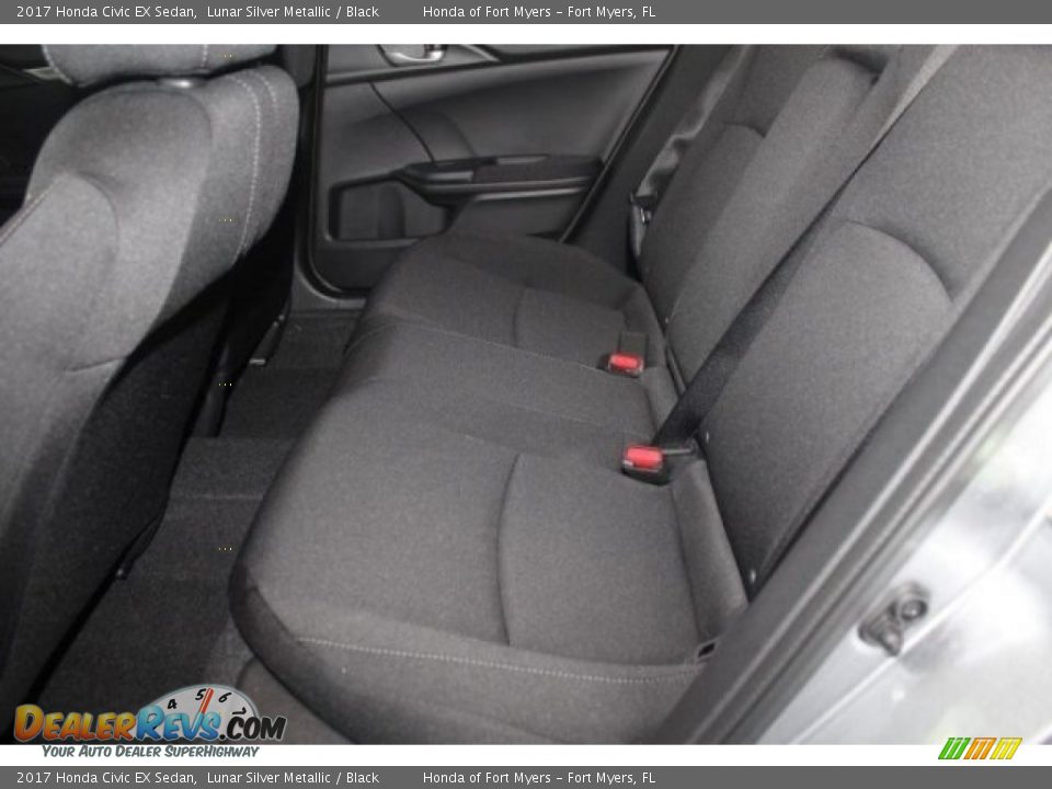 2017 Honda Civic EX Sedan Lunar Silver Metallic / Black Photo #27