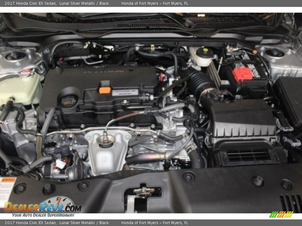 2017 Honda Civic EX Sedan Lunar Silver Metallic / Black Photo #29