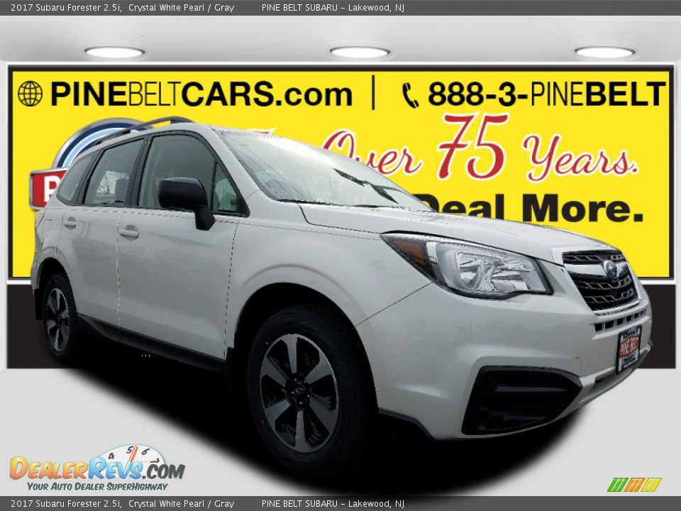 2017 Subaru Forester 2.5i Crystal White Pearl / Gray Photo #1