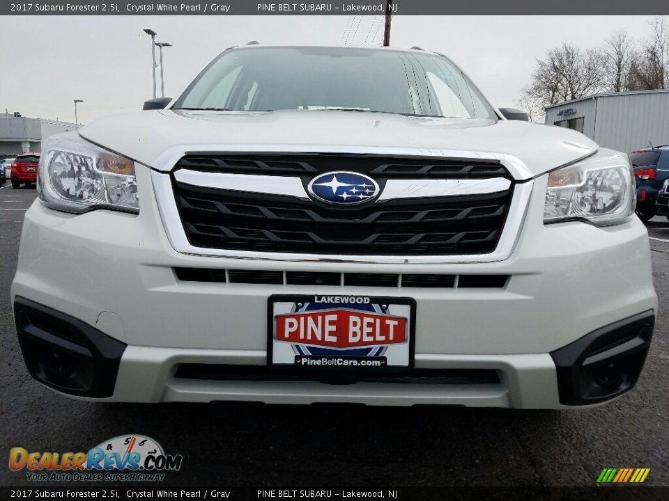 2017 Subaru Forester 2.5i Crystal White Pearl / Gray Photo #2