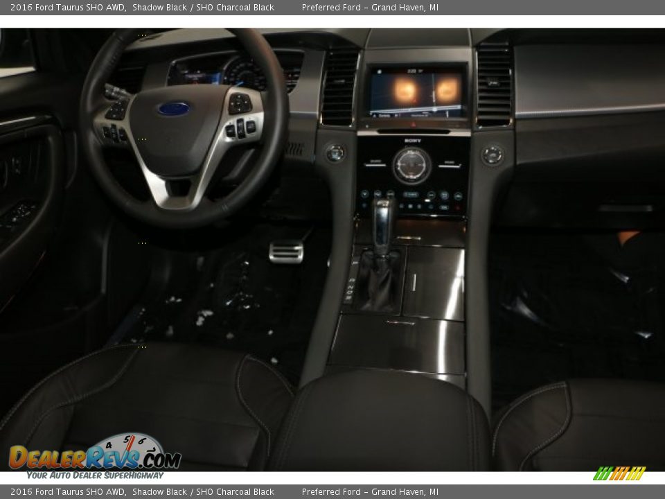 2016 Ford Taurus SHO AWD Shadow Black / SHO Charcoal Black Photo #2