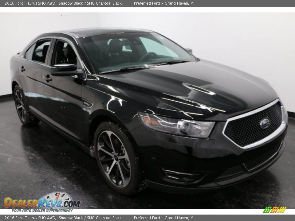 2016 Ford Taurus SHO AWD Shadow Black / SHO Charcoal Black Photo #8