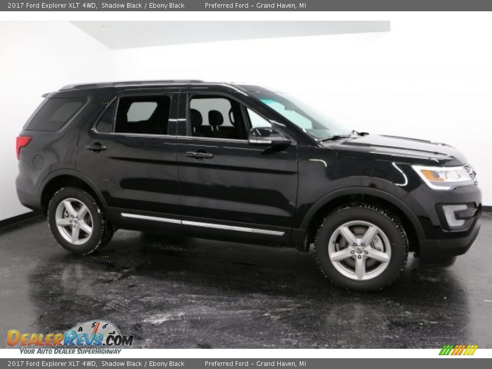 2017 Ford Explorer XLT 4WD Shadow Black / Ebony Black Photo #1