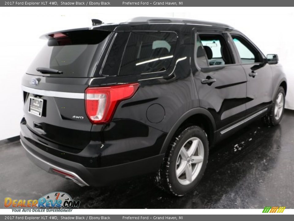 2017 Ford Explorer XLT 4WD Shadow Black / Ebony Black Photo #9