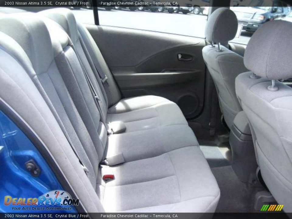 2003 Nissan Altima 3.5 SE Crystal Blue / Frost Photo #11