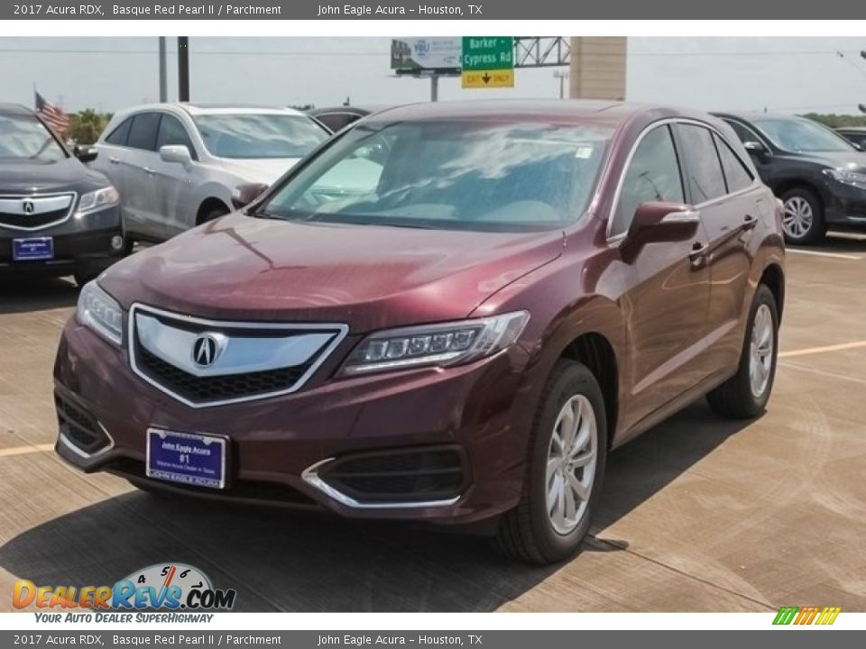 2017 Acura RDX Basque Red Pearl II / Parchment Photo #3
